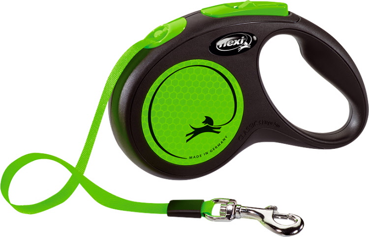 0209826 Flexi rollijn New Neon tape S groen - 5 meter
