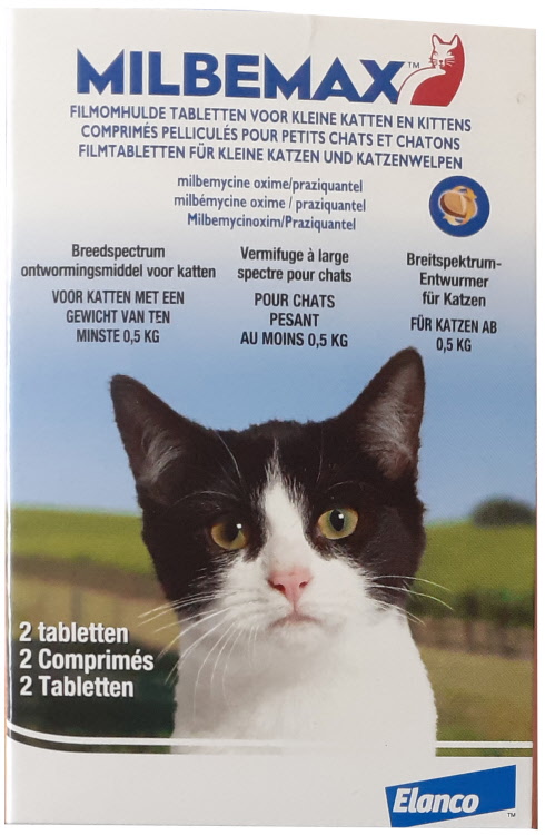paus drempel kool Milbemax ontworming voor kleine katten en kittens | 806828 | 5014602806828