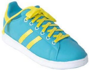 17679 Quapas latex damesschoen blauw