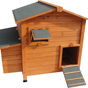 300301 Flamingo kippenhok Happy Hen Classic bruin