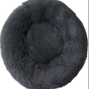 Sleepy Zzzzz pluche donut mand donker grijs 50 cm